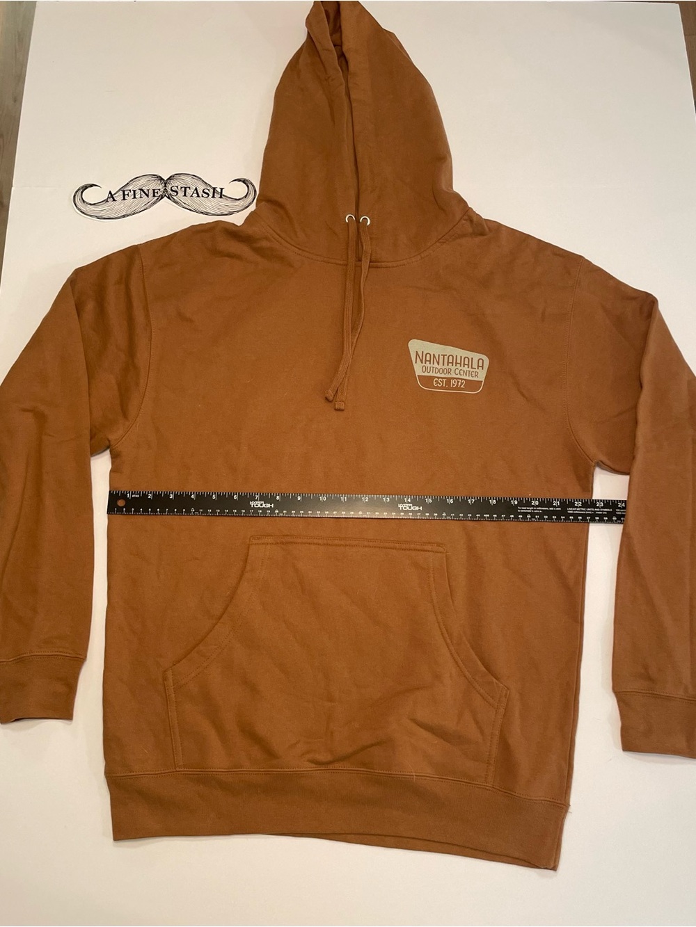 Nantahala Outdoor Center Men's Hooded Pullover - Brown